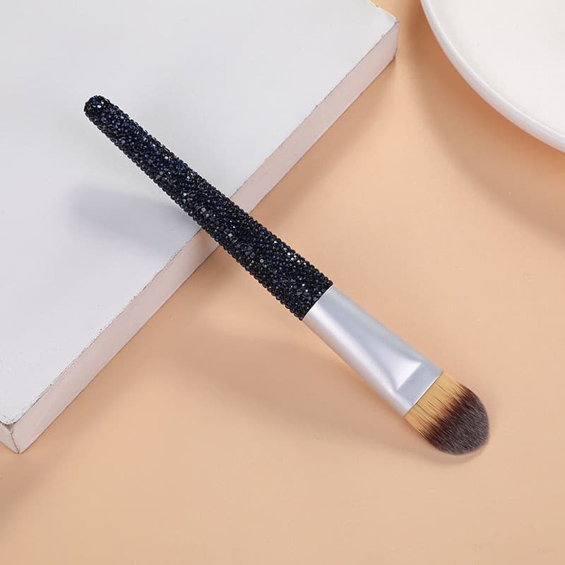 Diamond Encrusted Makeup Brush Soft Bristle Makeup Tool.